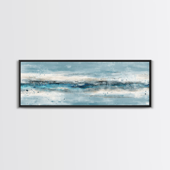 Abstract Water Ripples Canvas Print, Bathroom Art, Modern Art, Bathroom Decor, Fine Art, Spa, Statement Artwork, Boho Decor, BAT-3x1-93