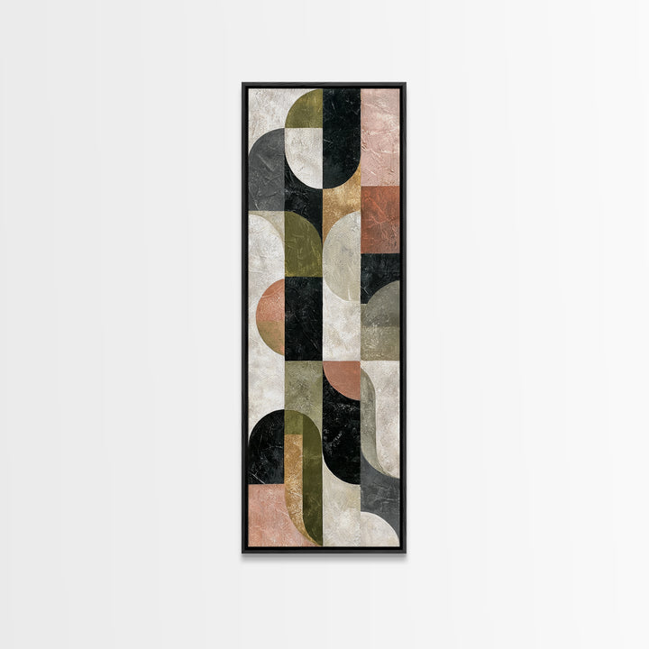 Abstract Marble Texture Canvas Print, Black and White Art, Original Art, Living Room Decor, Abstract Art, Monochrome, BAW-1x3-27