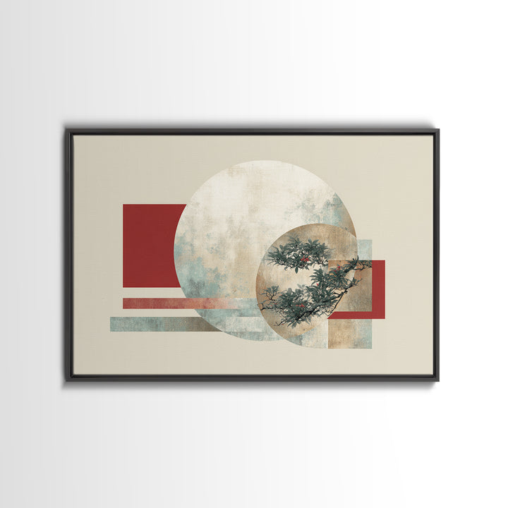 Large Circle and Line Abstract Canvas Print, Black and White Art, Set of 3 Prints, Living Room Decor, Fine Art, Monochrome, BAW-3x2-52
