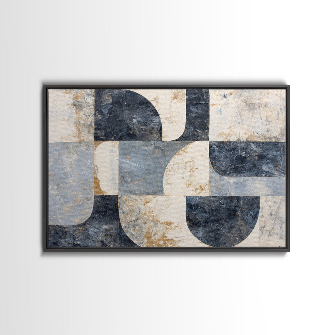 Abstract Marble Texture Canvas Print, Black and White Art, Digital Art, Living Room Decor, Abstract Art, Monochrome, BAW-3x2-67