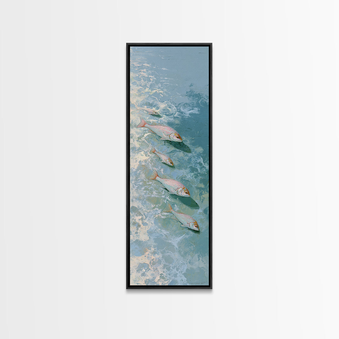 Coral Reef Fish Canvas Print, Beach Art, Fine Art Print, Coastal Decor, Fine Art, Shore, Wall Decor, Art Prints, Digital Art, BEA-1x3-94