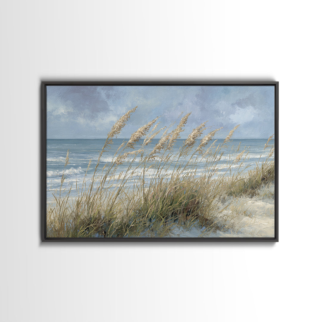 Sea Oats Swaying Canvas Print, Beach Art, Nautical Decor, Coastal Decor, Fine Art, Shore, Modern Decor, Fine Art Print, BEA-3x2-33