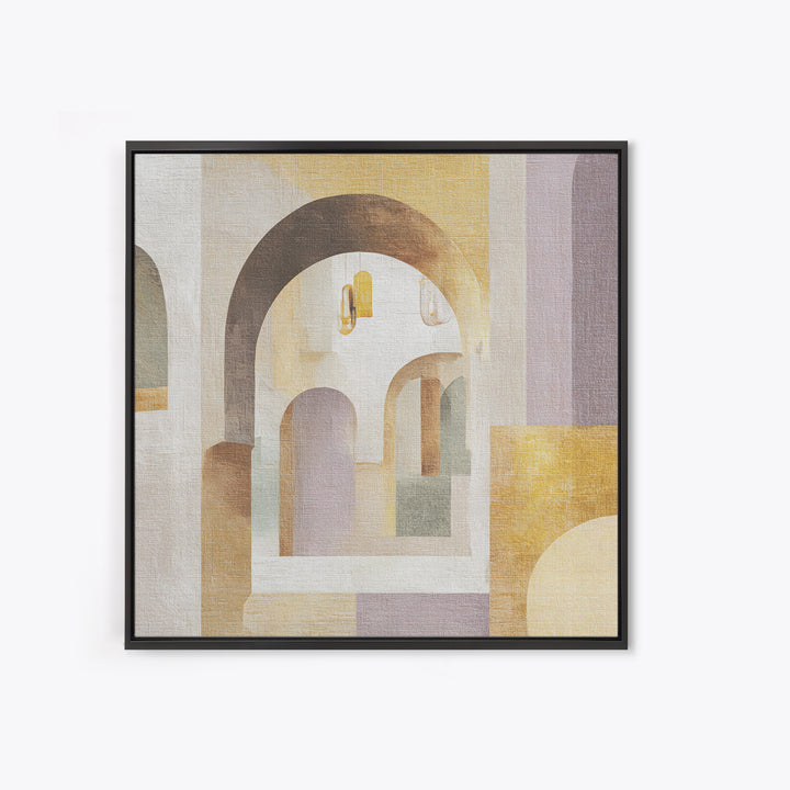 Neutral Rainbow Arches Canvas Print, Boho Art, Art Print, Living Room Decor, Fine Art, Bohemian, Digital Print, Printable Art, BOH-1x1-99
