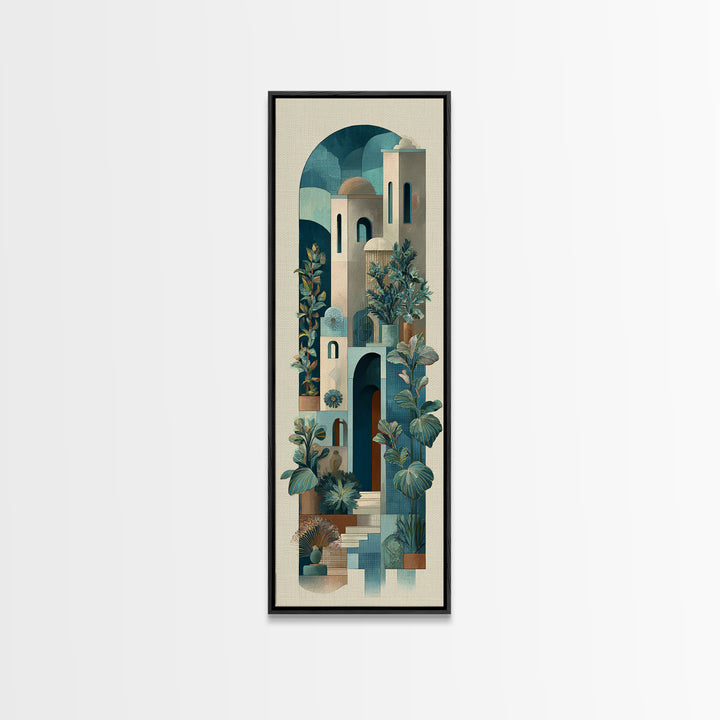 Neutral Rainbow Arches Canvas Print, Boho Art, Wall Print, Living Room Decor, Fine Art, Bohemian, Minimalist Decor, BOH-1x3-39
