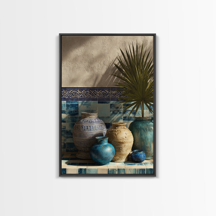 Tribal Neutral Pattern Canvas Print, Boho Art, Artwork, Living Room Decor, Fine Art, Bohemian, Boho Decor, Living Room Wall Art, BOH-2x3-70