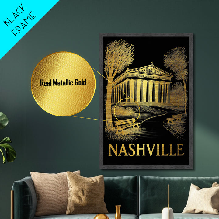 Newark New Jersey travel, Metallic Gold Print, Modern House Art, Metal Art, Wood Framed Art, Wanderlust Gift, Travel Art Prints