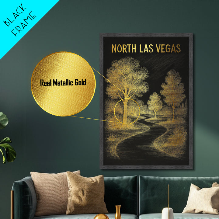 Oceanside California travel, Metallic Gold Print, College Dorm Décor, Metal Art, Wood Framed Art, Graduation Travel Gift, Traveler Gift