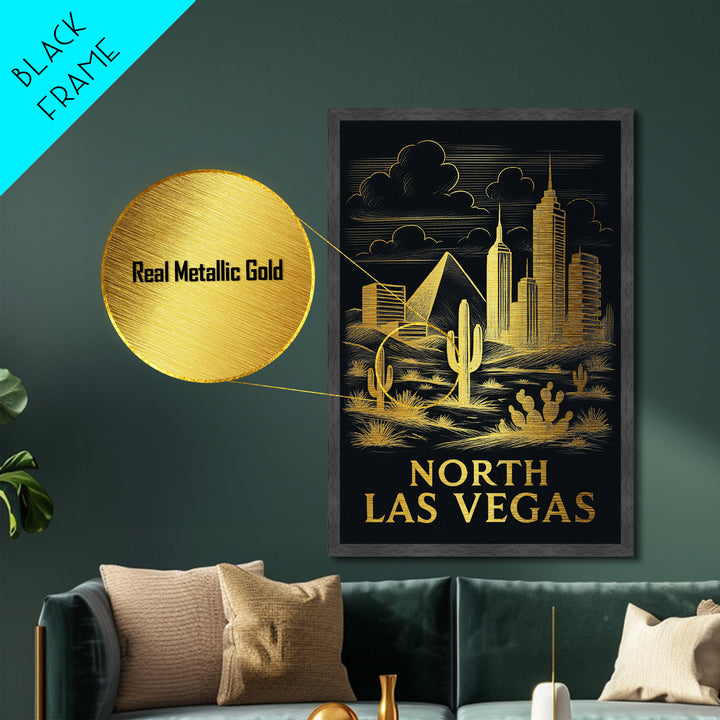Oceanside California art, Metallic Gold Art, Best Friend Gifts, Metal Art, Wood Framed Art, Birthday Travel Gift, Destination Gift