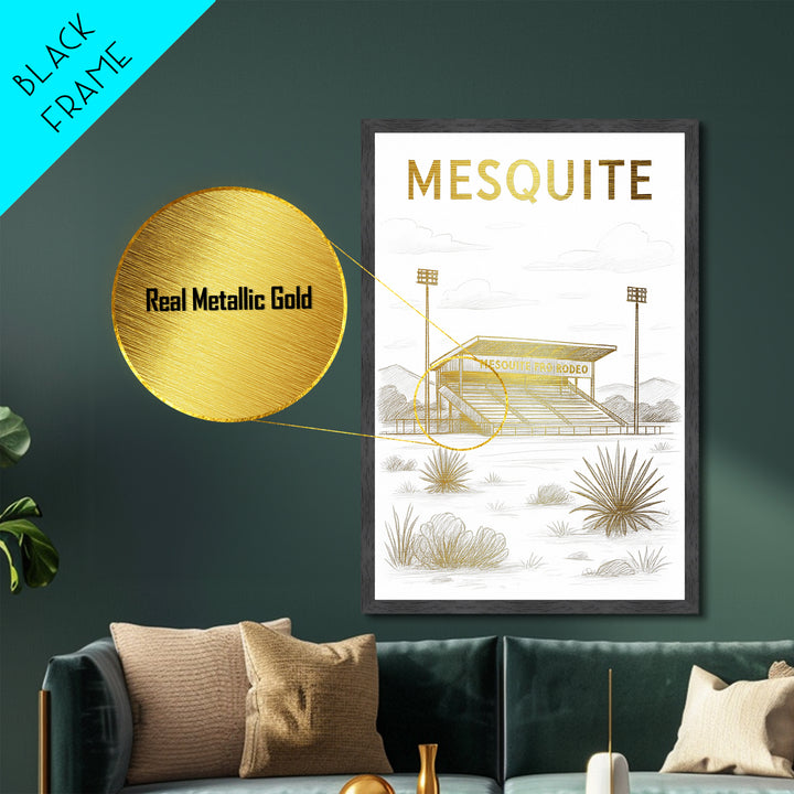 Mesa Arizona art, Metallic Gold Art, Best Friend Gifts, Metal Art, Wood Framed Art, Birthday Travel Gift