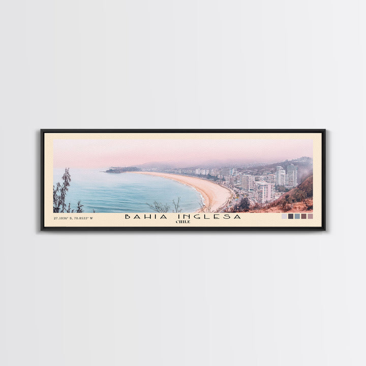Bahia Inglesa, Chile Watercolor Print, Vacation Gift, Chile Wall Art, Vacation Wall Art, Vacatation Memories, Beach Decor, Beach Or Lakehouse Art