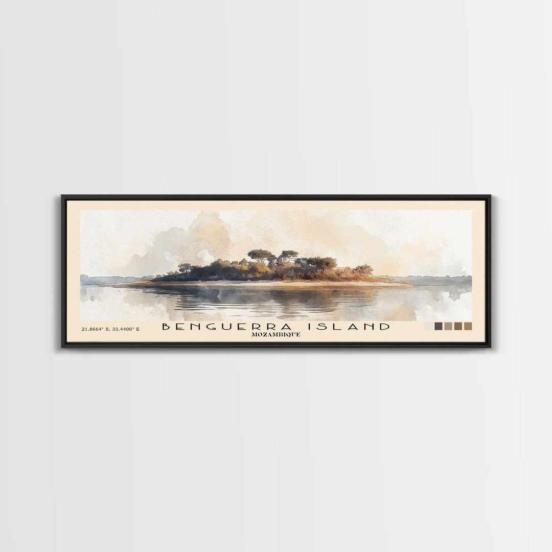 Benguerra Island, Mozambique Watercolor Print, Vacation Gift, Mozambique Wall Art, Vacation Wall Art, Vacatation Memories, Beach Decor, Beach Or Lakehouse Art