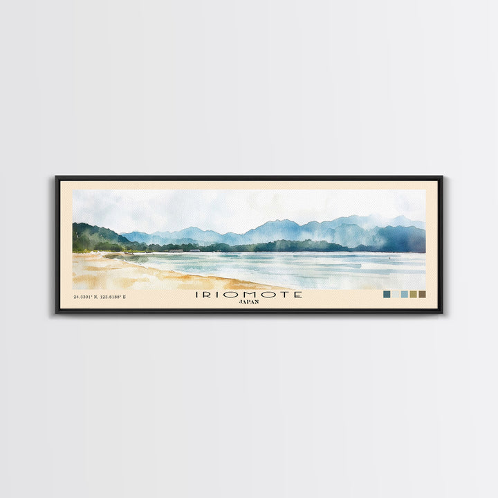 Iriomote, Japan Watercolor Print, Vacation Gift, Japan Wall Art, Vacation Wall Art, Vacatation Memories, Beach Decor, Beach Or Lakehouse Art