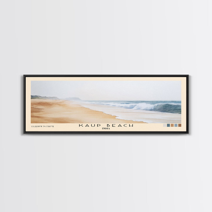 Kaup Beach, India Watercolor Print, Vacation Gift, India Wall Art, Beach Painting, Beach Decor, Beach Or Lakehouse Art