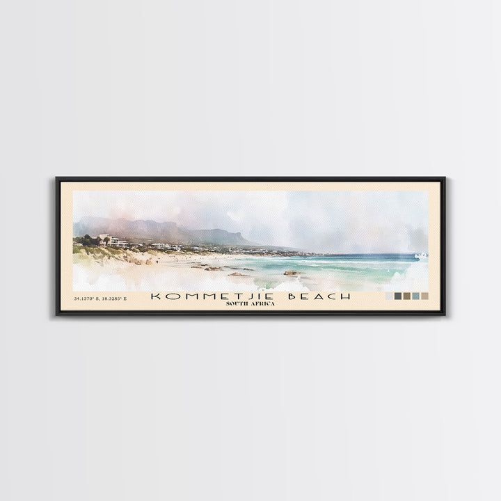 Kommetjie Beach, South Africa Watercolor Print, Vacation Gift, South Africa Wall Art, Vacation Wall Art, Vacatation Memories, Beach Decor, Beach Or Lakehouse Art