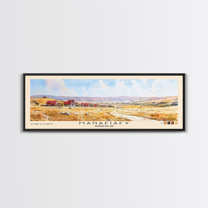 Manafiafy, Madagascar Watercolor Print, Vacation Gift, Madagascar Wall Art, Vacation Wall Art, Vacatation Memories, Beach Decor, Beach Or Lakehouse Art