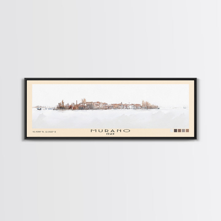 Murano, Italy Watercolor Print, Vacation Gift, Italy Wall Art, Vacation Wall Art, Vacatation Memories, Beach Decor, Beach Or Lakehouse Art