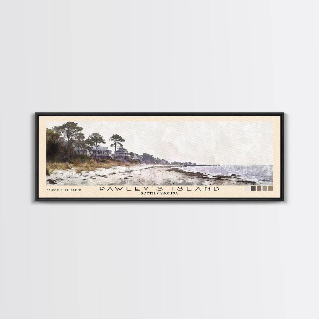 Pawley's Island, South Carolina Watercolor Print, Vacation Gift, South Carolina Wall Art, Beach Painting, Beach Decor, Beach Or Lakehouse Art
