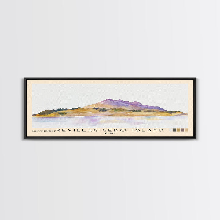Revillagigedo Island, Alaska Watercolor Print, Vacation Gift, Alaska Wall Art, Vacation Wall Art, Vacatation Memories, Beach Decor, Beach Or Lakehouse Art