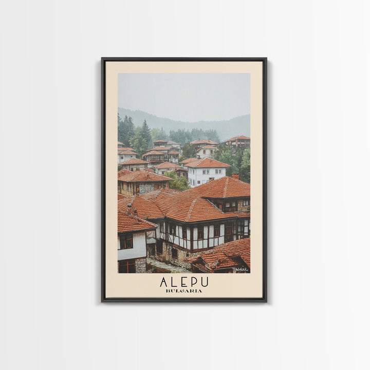 Alepu, Bulgaria Watercolor Print, Vacation Gift, Bulgaria Wall Art, Beach Painting, Beach Decor, Beach Or Lakehouse Art