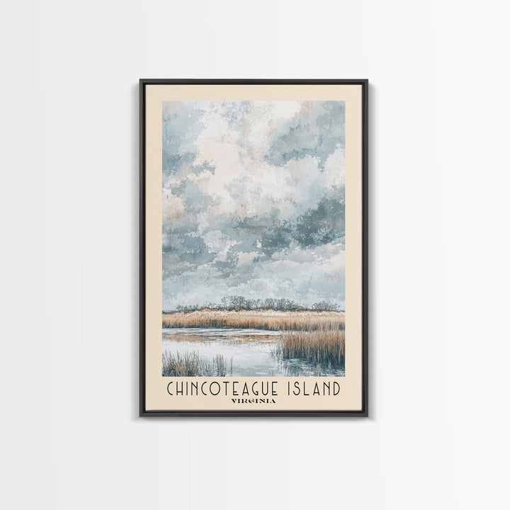 Chincoteague Island, Virginia Watercolor Print, Vacation Gift, Virginia Wall Art, Beach Painting, Beach Decor, Beach Or Lakehouse Art