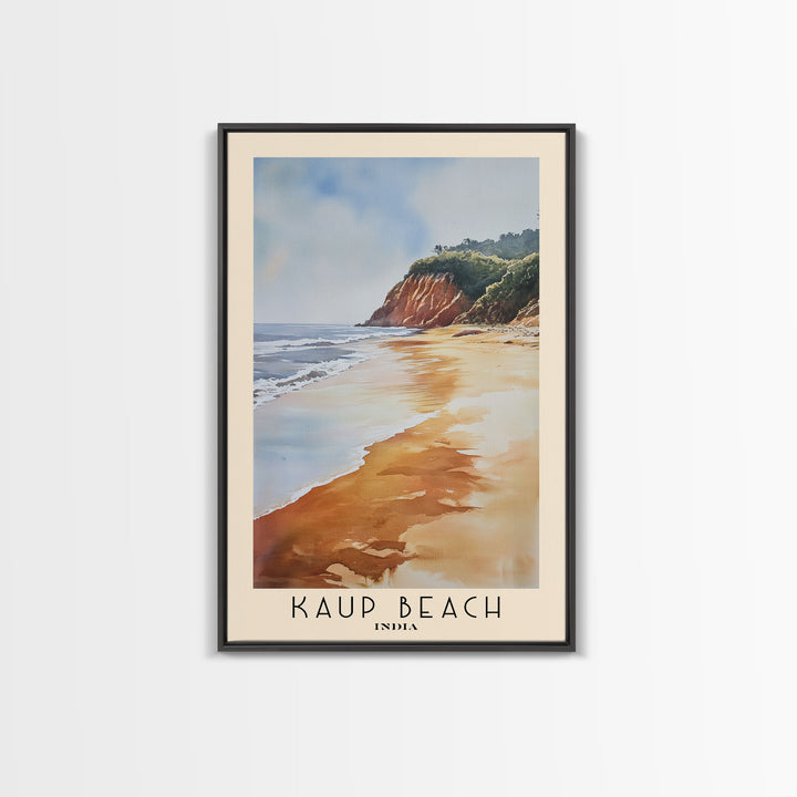 Kaup Beach, India Watercolor Print, Vacation Gift, India Wall Art, Beach Painting, Beach Decor, Beach Or Lakehouse Art
