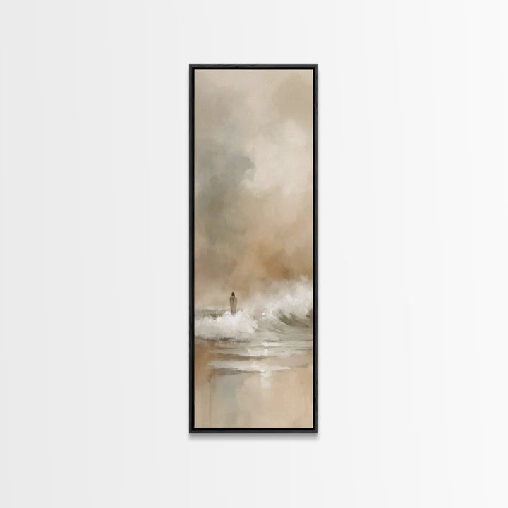 Fields Of Joy – Framed Canvas Print – Skinny Art – Christian Wall Art – Jesus Painting – Christian Art Canvas