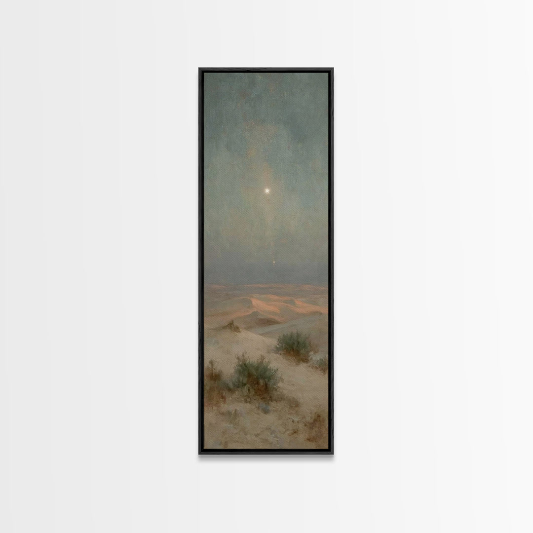 Wilderness Star Hope – Framed Canvas Print – Christian Art Canvas – Christian Wall Art – Christmas Art – Tall Narrow Wall Art – Christian C