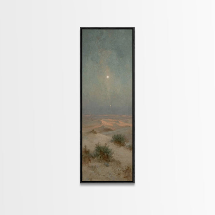 Wilderness Star Hope – Framed Canvas Print – Christian Art Canvas – Christian Wall Art – Christmas Art – Tall Narrow Wall Art – Christian C