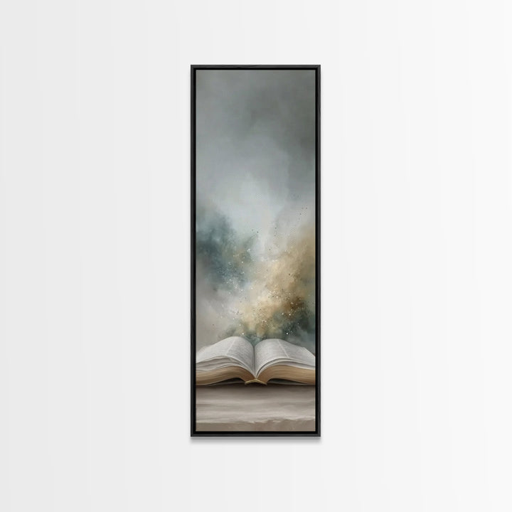 Light Of Revelation – Framed Canvas Print – Christian Wall Art – Christian Art Canvas – Narrow Art – Christian Christmas Art – Christian Gi