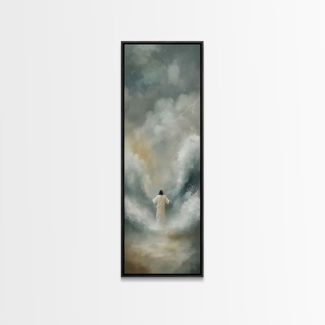Rising Hope | Framed Canvas Print | Skinny Art | Christian Art Canvas | Jesus Painting | Christian Wall Art | Christmas Art