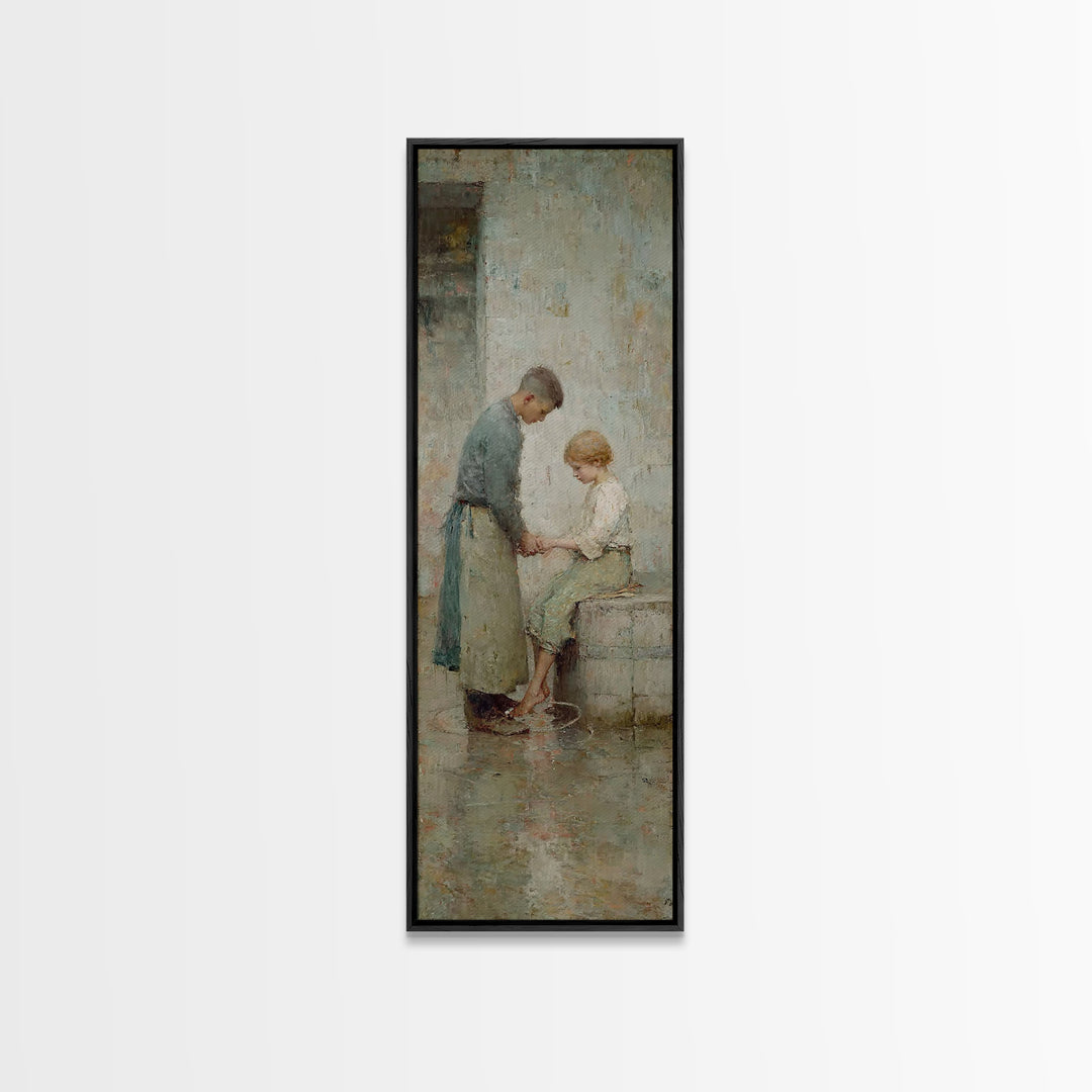 Compassionate Hands | Framed Canvas Print | Christian Art Canvas | Christian Gift Ideas | Christian Wall Art | Modern Christian Art | Narro