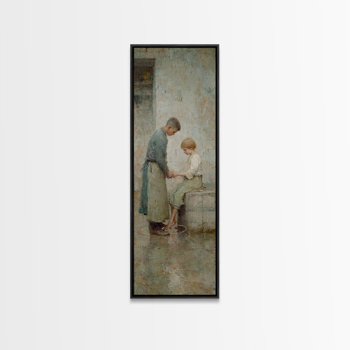 Compassionate Hands | Framed Canvas Print | Christian Art Canvas | Christian Gift Ideas | Christian Wall Art | Modern Christian Art | Narro