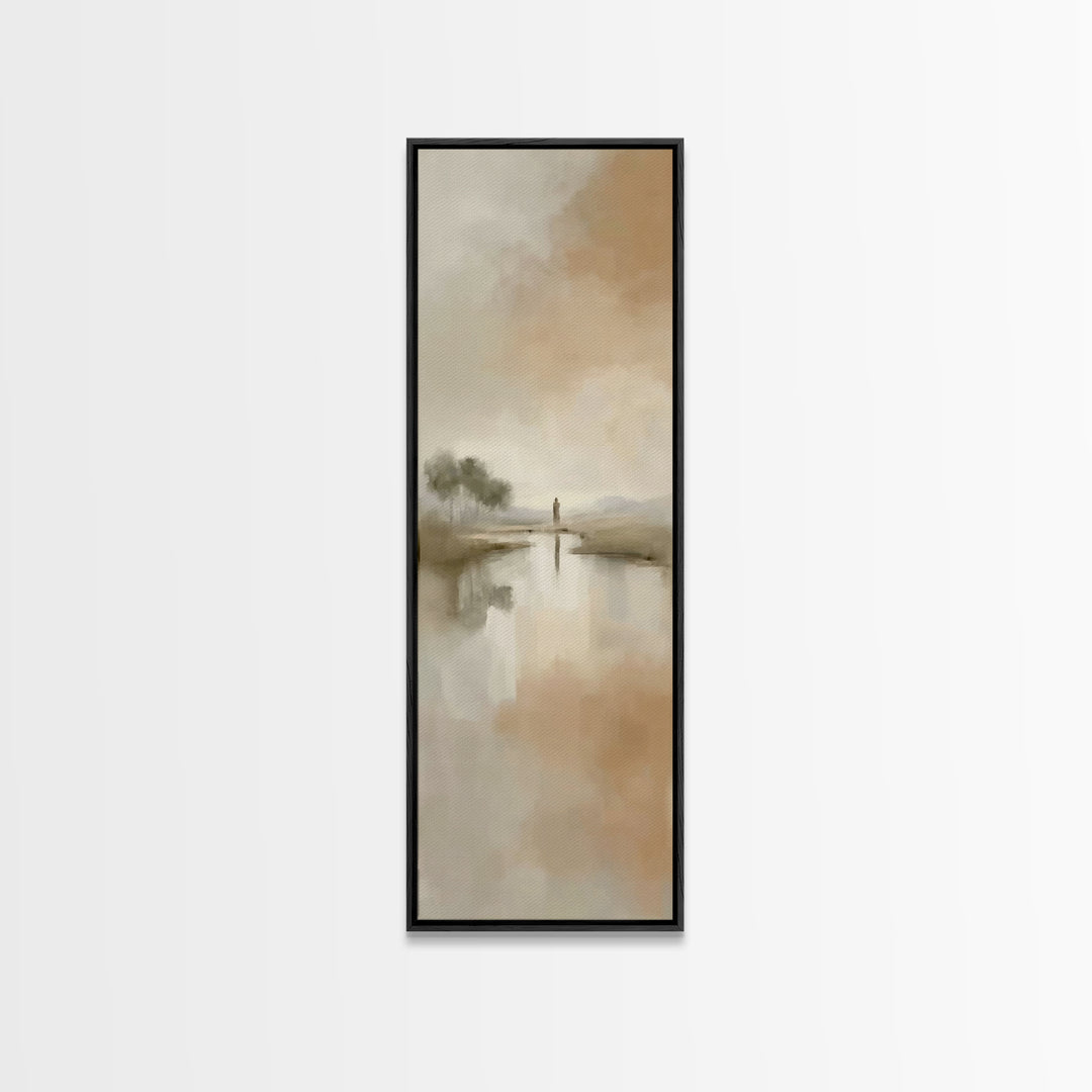 Dawn Of Mercy – Framed Canvas Print – Skinny Art – Christian Art Canvas – Jesus Painting – Christian Wall Art – Christmas Art