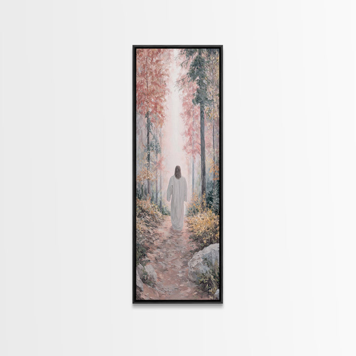 Walk Of Grace, Framed Canvas Print, Skinny Art, Christian Art Canvas, Christian Wall Art, Christian Painting, Christian Gift Ideas