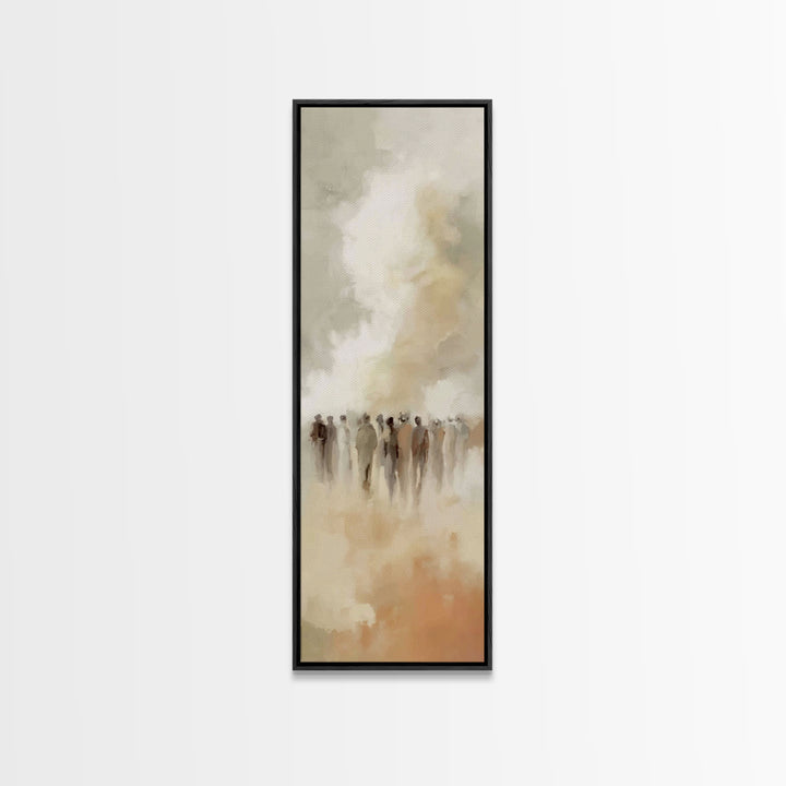 Cloudborn Gathering – Framed Canvas Print – Tall Narrow Wall Art – Christian Wall Art – Christian Art Canvas – Christian Painting – Christi
