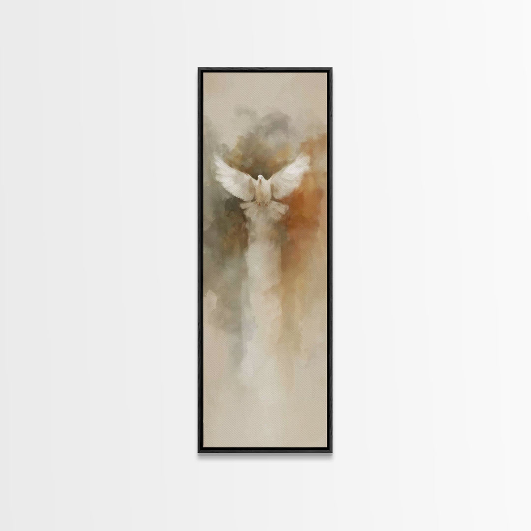 Spirit Of Glory – Framed Canvas Print – Christian Art Print – Christian Wall Art – Skinny Art – Christian Christmas Art – Christian Art Can