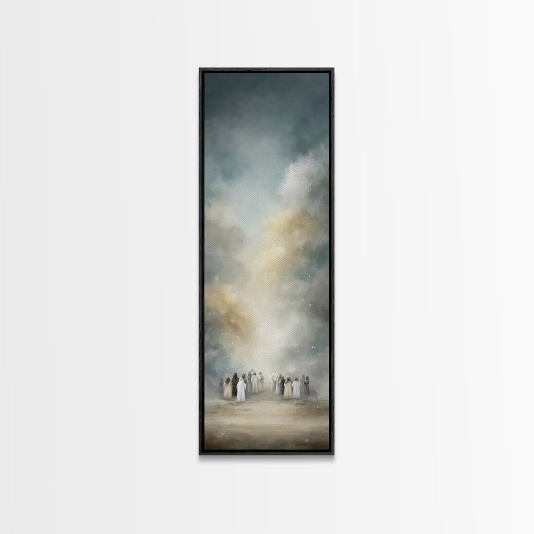 Rising Glory Vision – Framed Canvas Print – Skinny Art – Christian Art Canvas – Christian Art – Jesus Painting – Christian Wall Art – Chris