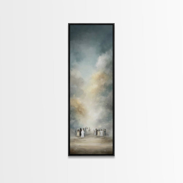 Rising Glory Vision – Framed Canvas Print – Skinny Art – Christian Art Canvas – Christian Art – Jesus Painting – Christian Wall Art – Chris