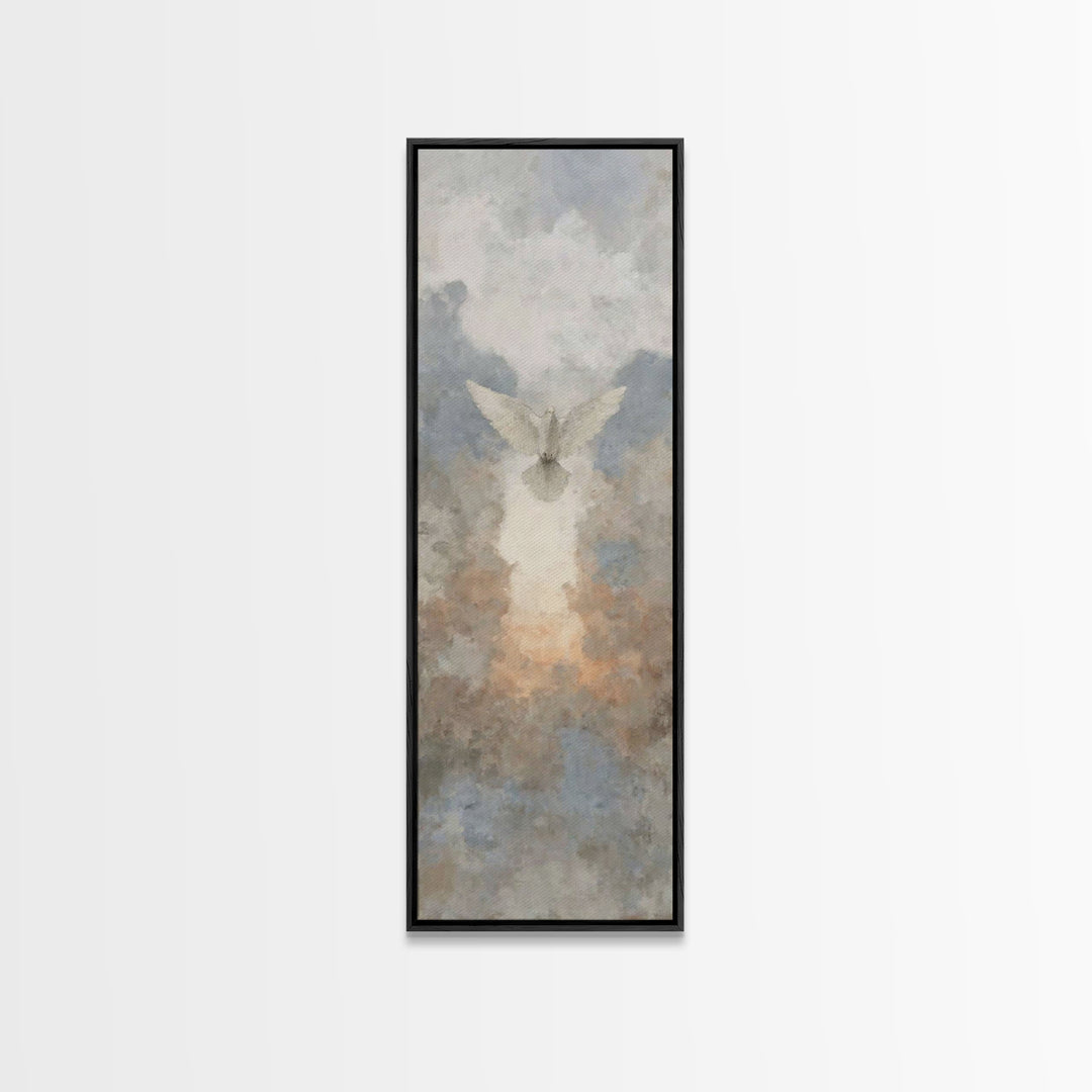Ascending Grace | Framed Canvas Print | Christian Art Canvas | Jesus Painting | Christian Wall Art | Christmas Art | Christian Decor | Art