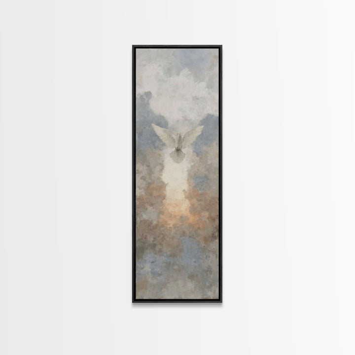 Ascending Grace | Framed Canvas Print | Christian Art Canvas | Jesus Painting | Christian Wall Art | Christmas Art | Christian Decor | Art