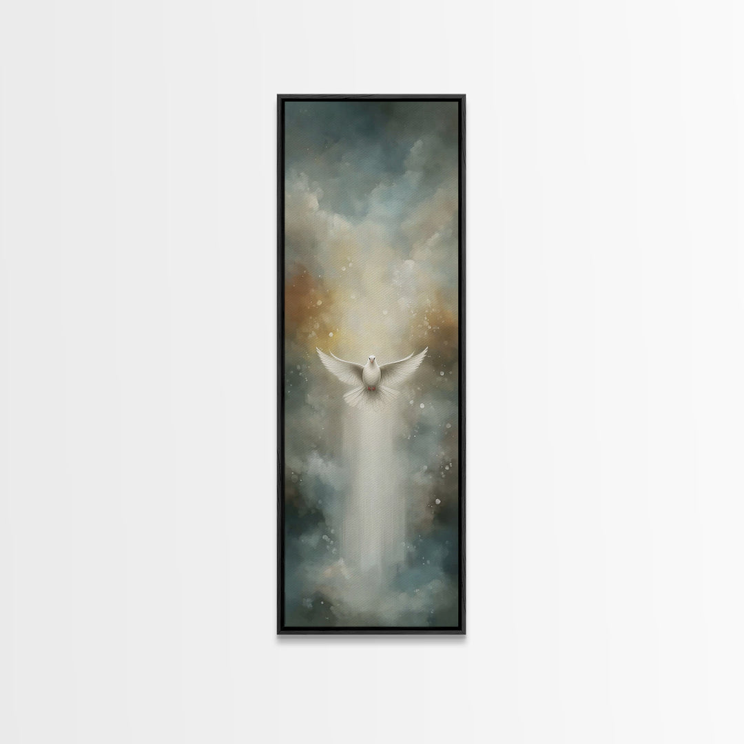 Radiance Of Peace – Framed Canvas Print – Christian Wall Art – Christian Art – Christian Art Canvas – Skinny Art – Christian Gift Ideas