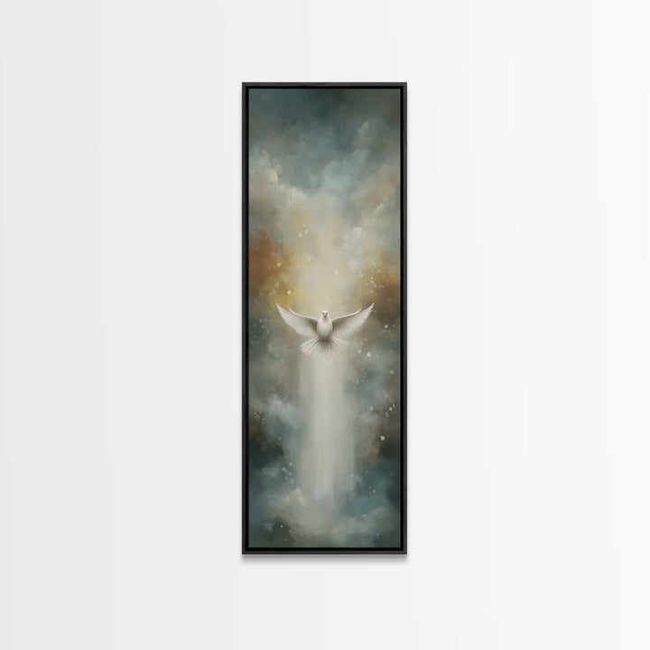 Radiance Of Peace – Framed Canvas Print – Christian Wall Art – Christian Art – Christian Art Canvas – Skinny Art – Christian Gift Ideas
