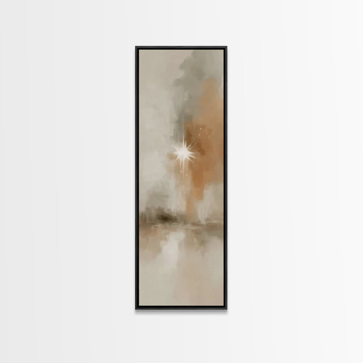 Redeemer Of Hope – Framed Canvas Print – Tall Narrow Wall Art – Christian Art – Jesus Painting – Christian Art Canvas – Christian Wall Art