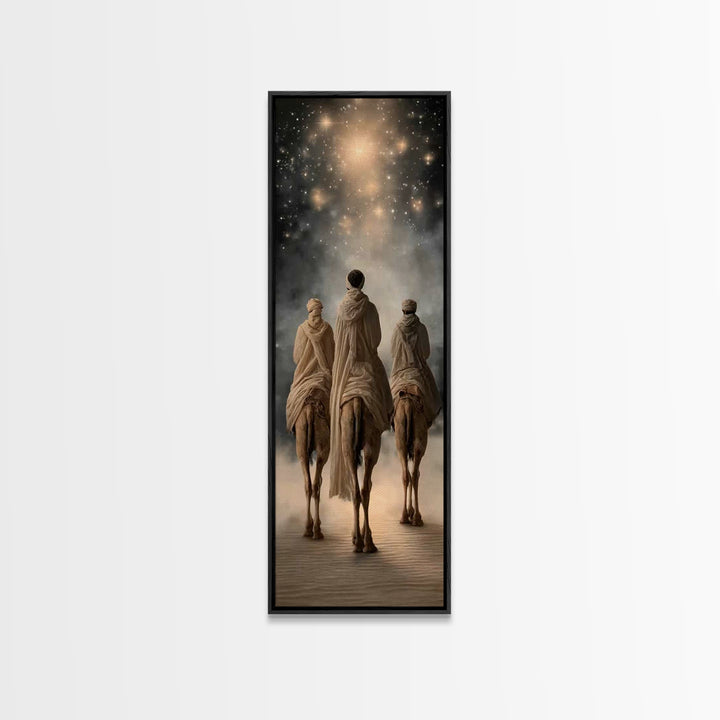 The Holy Ascent – Framed Canvas Print – Skinny Art – Christian Wall Art – Christian Christmas Art – Christian Painting – Christmas Art – Ch