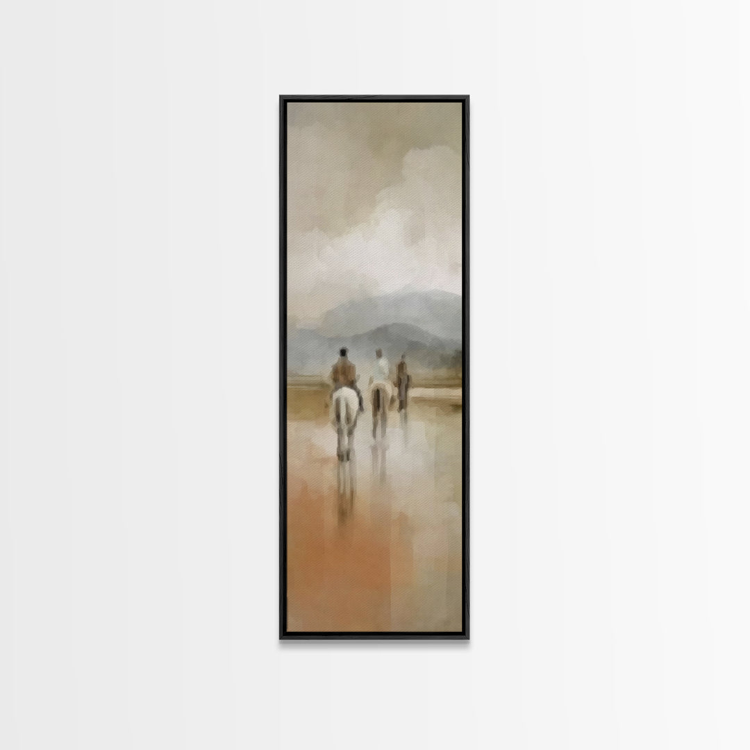 The Dawn of Wonder – Framed Canvas Print – Narrow Art – Christian Wall Art – Christian Art Canvas – Christian Christmas Art – Christmas Art
