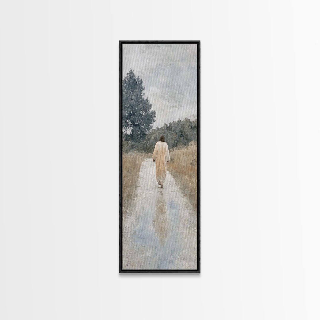 Journey Of Grace – Framed Canvas Print – Narrow Art – Christian Art Canvas – Christian Wall Art – Subtle Christian Art – Christmas Art