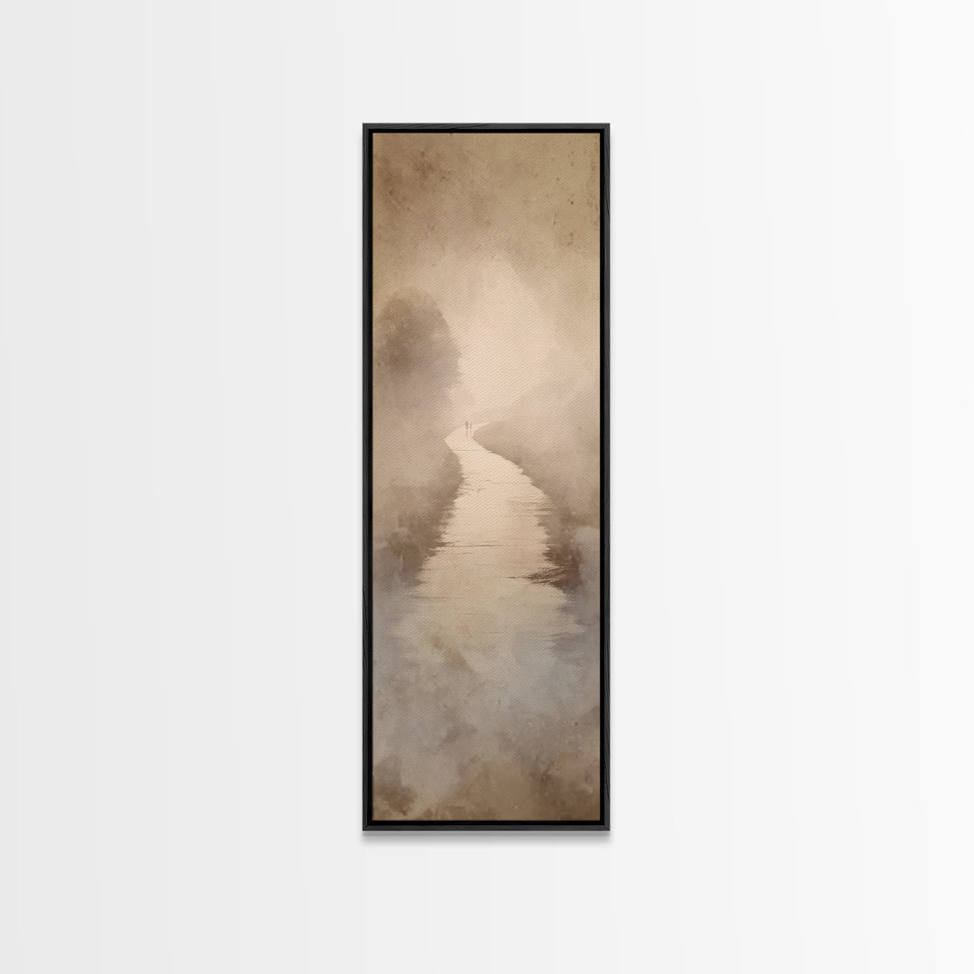 Forest Of Hope – Framed Canvas Print – Skinny Art – Christian Wall Art – Christian Art Canvas – Modern Christian Art – Christmas Art