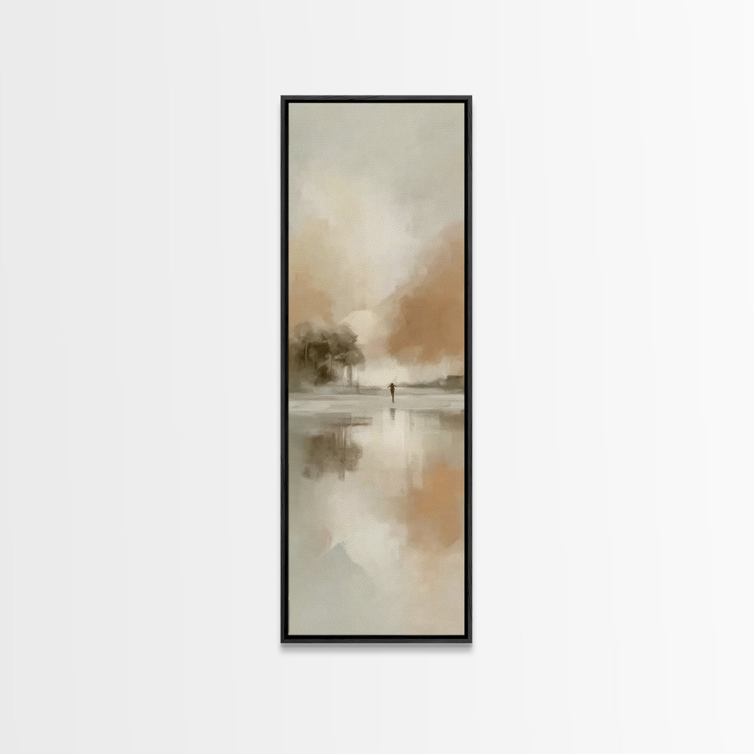 Fields Of Mercy – Framed Canvas Print – Skinny Art – Christian Wall Art – Abstract Christian Art – Christian Art Gift