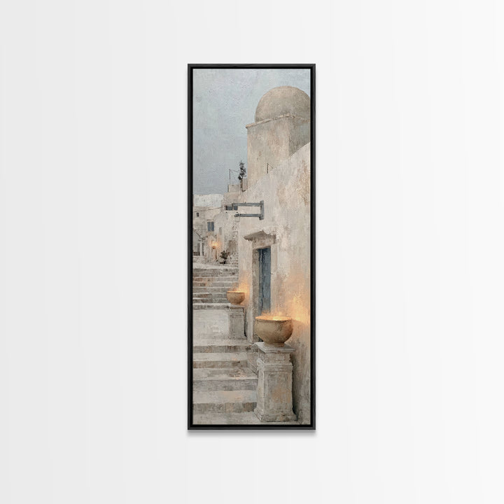 Sacred Steps – Framed Canvas Print – Narrow Art – Christian Art Canvas – Modern Christian Art – Christian Wall Art – Christian Decor