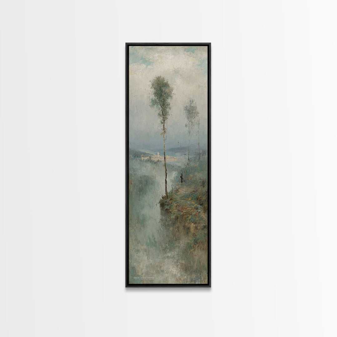 Horizon Of Grace – Framed Canvas Print – Narrow Art – Christian Wall Art – Vintage Christian Art – Christian Art Canvas – Christian Paintin